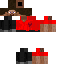 Black skin: raw texture render