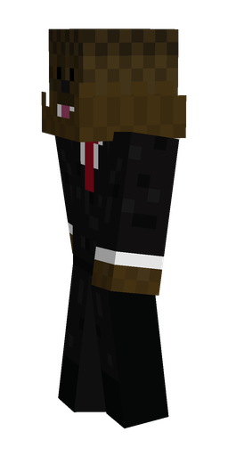 Black skin: body, left side render
