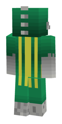 Gray skin: body, back render