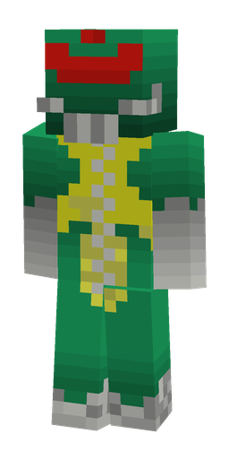Gray skin: body, front render
