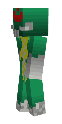 Gray skin: body, left side render