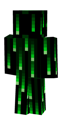 Black skin: body, back render