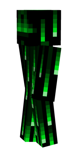 Black skin: body, left side render