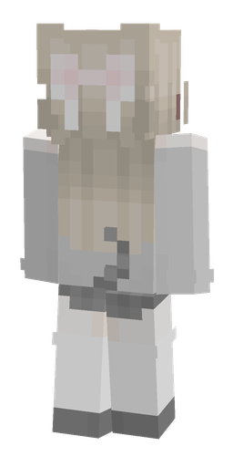 Orange skin: body, back render
