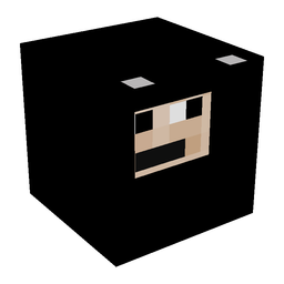 Black skin: head render