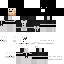 Black skin: raw texture render