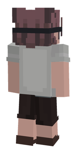 Gray skin: body, back render
