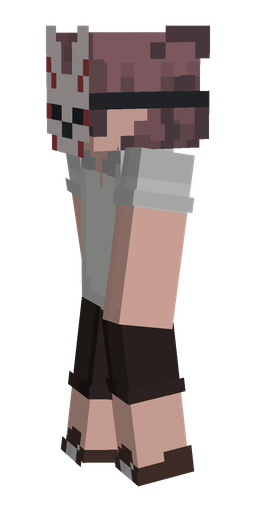 Gray skin: body, left side render