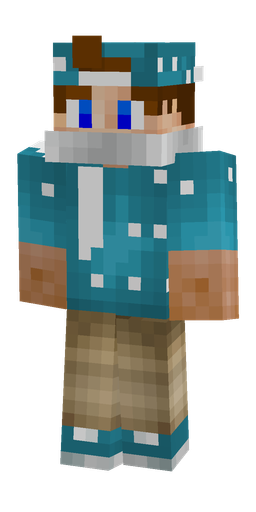 Blue skin: body, front render