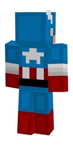 Blue skin: body, back render