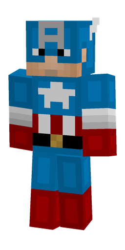 Blue skin: body, front render