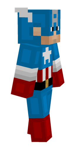 Blue skin: body, right side render