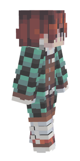 Black skin: body, right side render