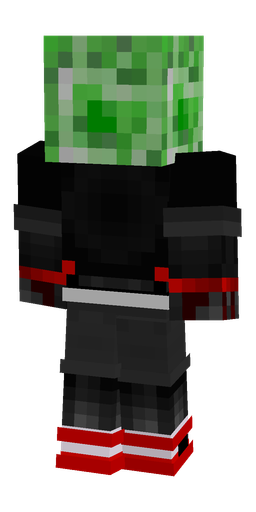 Black skin: body, back render