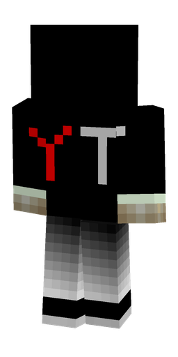Black skin: body, back render