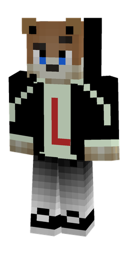 Black skin: body, front render