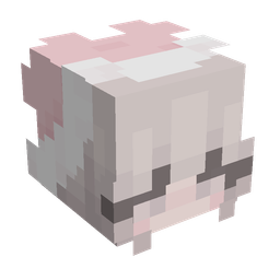 Pink skin: head render
