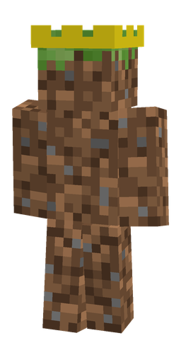 Brown skin: body, back render
