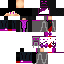 Black skin: raw texture render