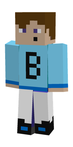 Blue skin: body, front render