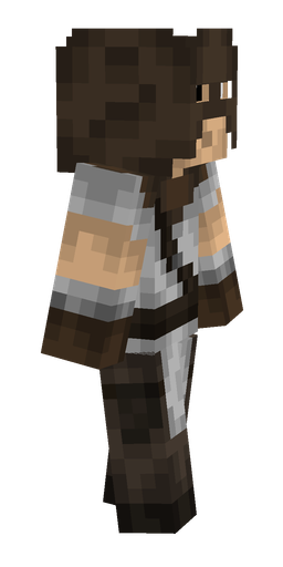 Brown skin: body, right side render
