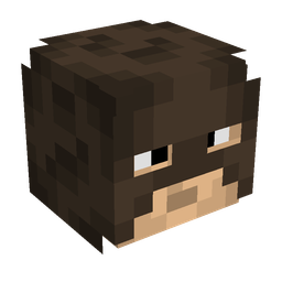 Brown skin: head render