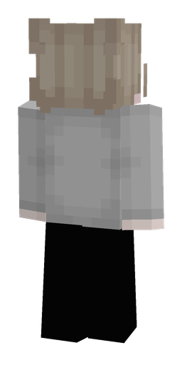 Black skin: body, back render