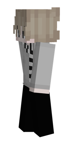 Black skin: body, left side render