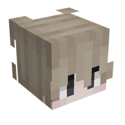 Black skin: head render
