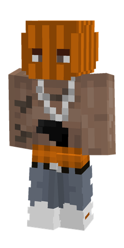 Brown skin: body, front render