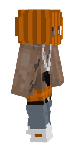 Brown skin: body, right side render