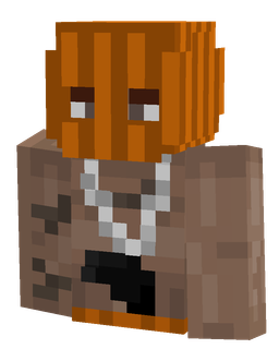 Brown skin: bust render