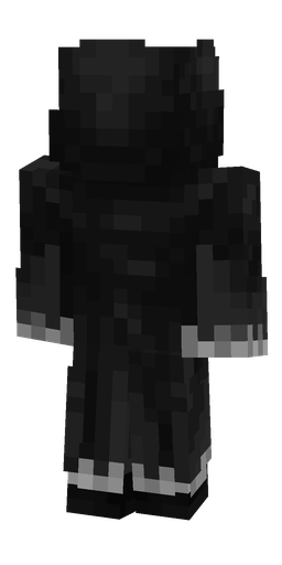 Black skin: body, back render