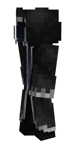Black skin: body, left side render