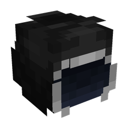 Black skin: head render
