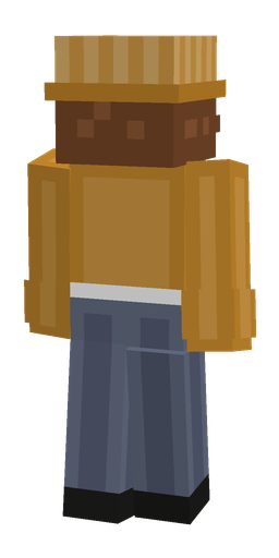 Gray skin: body, back render