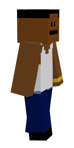 Blue skin: body, right side render