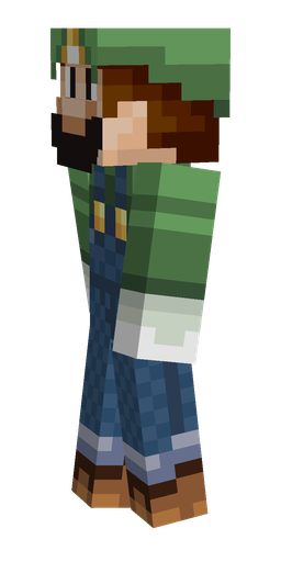Blue skin: body, left side render