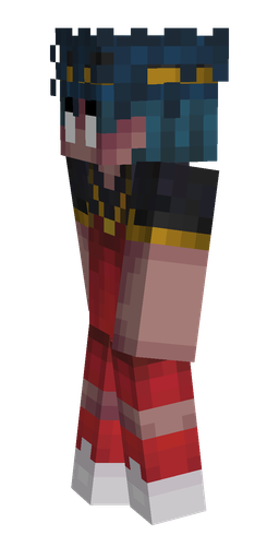 Black skin: body, left side render