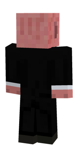 Black skin: body, back render