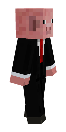 Black skin: body, right side render