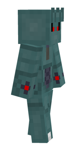 Blue skin: body, right side render