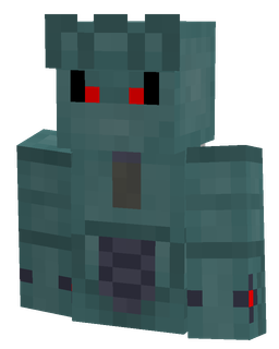 Blue skin: bust render