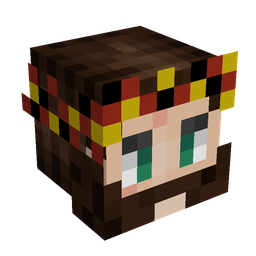 Brown skin: head render
