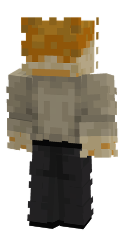 Black skin: body, back render