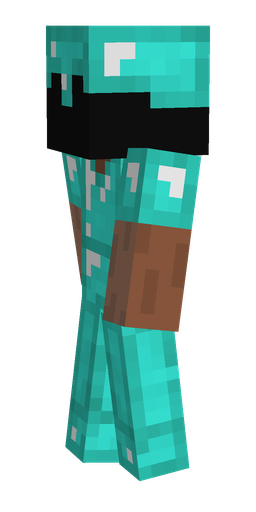 Black skin: body, left side render