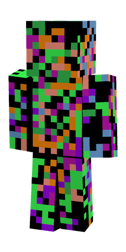 Blue skin: body, front render