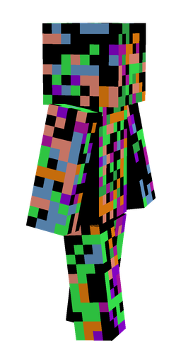 Blue skin: body, right side render