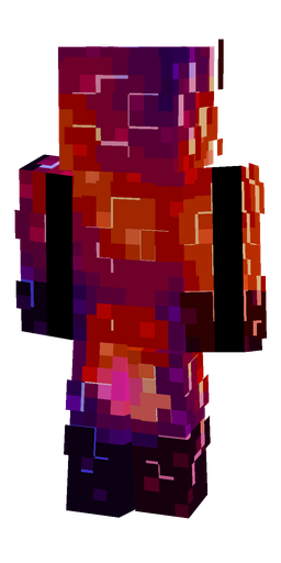 Black skin: body, back render