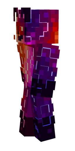 Black skin: body, left side render